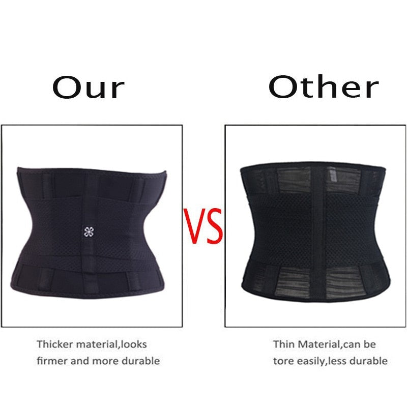 Miss Moly Sweat Waist Trainer Body Shape Shaper Xtreme Power Modeling Belt Faja Girdle Tummy Slimming Fitness Corset Shapewear