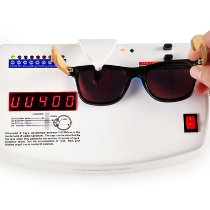 BARCUR Walnut Sunglasses for Men Polarized Wood Sun Glasses UV400 Oculos De Sol Masculino Feminino