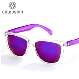 COLOSSEIN Sunglasses Women Fashion Sun Glasses Colorful Square Frame Eyewear Holiday Sports Beach Style Glasses Gafas Sol UV400