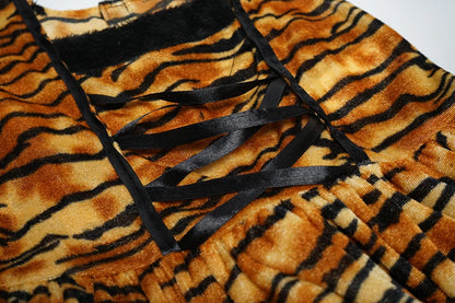 Eraspooky Carnaval Costumes For Girl Cute Head band Girls Cosplay Lovely Halloween Costume Tiger Costume Dress For Girls
