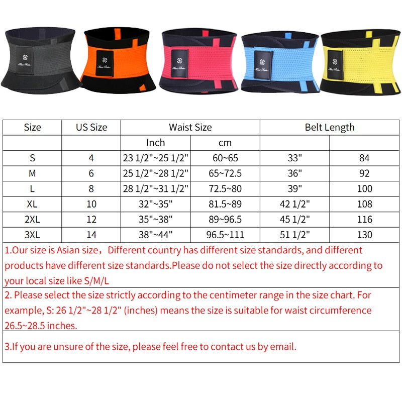 Miss Moly Sweat Waist Trainer Body Shape Shaper Xtreme Power Modeling Belt Faja Girdle Tummy Slimming Fitness Corset Shapewear