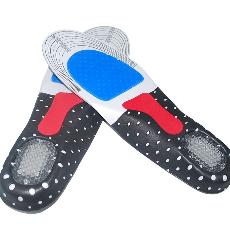 1 Pair Unisex Outdoor Soft Insoles Orthotic Arch Support Shoe Pad Insert Cushion for Men Women&#39;s Camping Hiking Beach Sports P-D