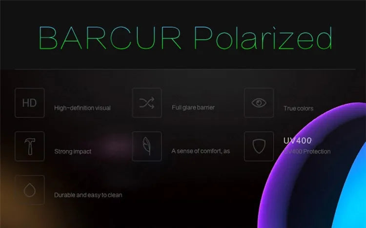 BARCUR Polarized Glasses Men Bamboo Wood Sun Glasses Women Fashion Mirror Sunglasses Brand Designer Eyewear