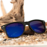 BOBO BIRD Sunglasses Women Men Summer Vintage Black Square Lady Wood Mirrored Polarized Sun glasses gafas de sol mujer