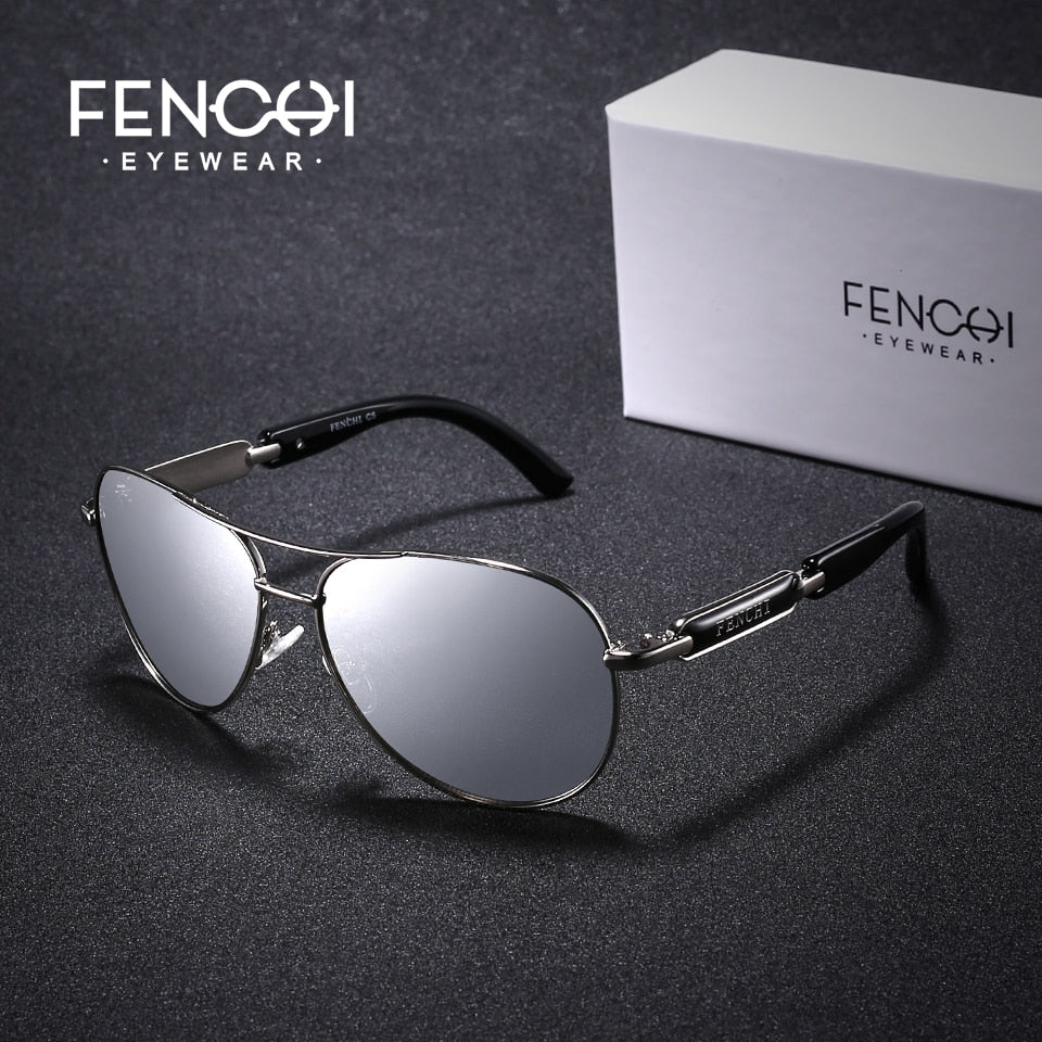 FENCHI  Pink Sunglasses Women Polarized Sunglasess  Driving Pilot sun glasses Men ladies oculos de sol feminino