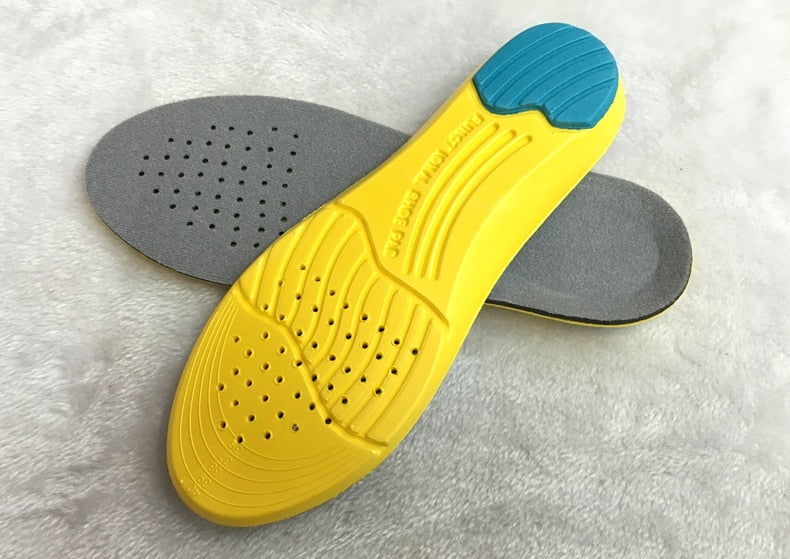 Memory Foam Sport Insoles Sweat Absorption Pads Running Sport Shoe Inserts Breathable Insoles Foot Care Men Women Size 35-45 HD1