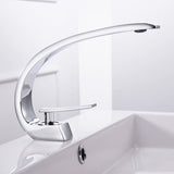 Basin Faucets Modern Bathroom Mixer Tap Brass Washbasin Faucet Single Handle Single Hole Elegant Crane For Bathroom LH-16990