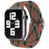 Nylon Braided Solo Loop Strap for Apple Watch Band 38mm 40mm 42mm 44mm Sport Elastics Wristband for iWatch Series 6/5/4/3/2/1/SE