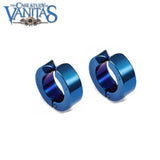 Vanitas Blue Hourglass Drop Earrings Anime The Case Study of Vanitas Earrings Anti-allergic Ear Clips Ear Bone Buckle Jewelry