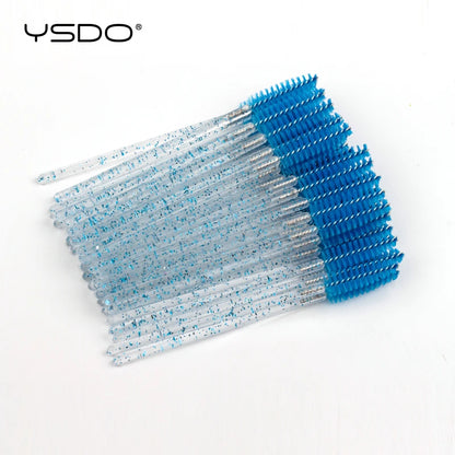 HOT 5/50 PCS Crystal Eyelashes Brush Comb Eye Lashes Extension Mascara Wands Makeup Tools Professional Makeup Beauty Tool