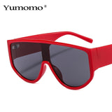 Fashion Oversized Sunglasses Women Men Sun Glasses Retro One-piece Windproof Goggles Mirror Sunglass Brand Design UV400