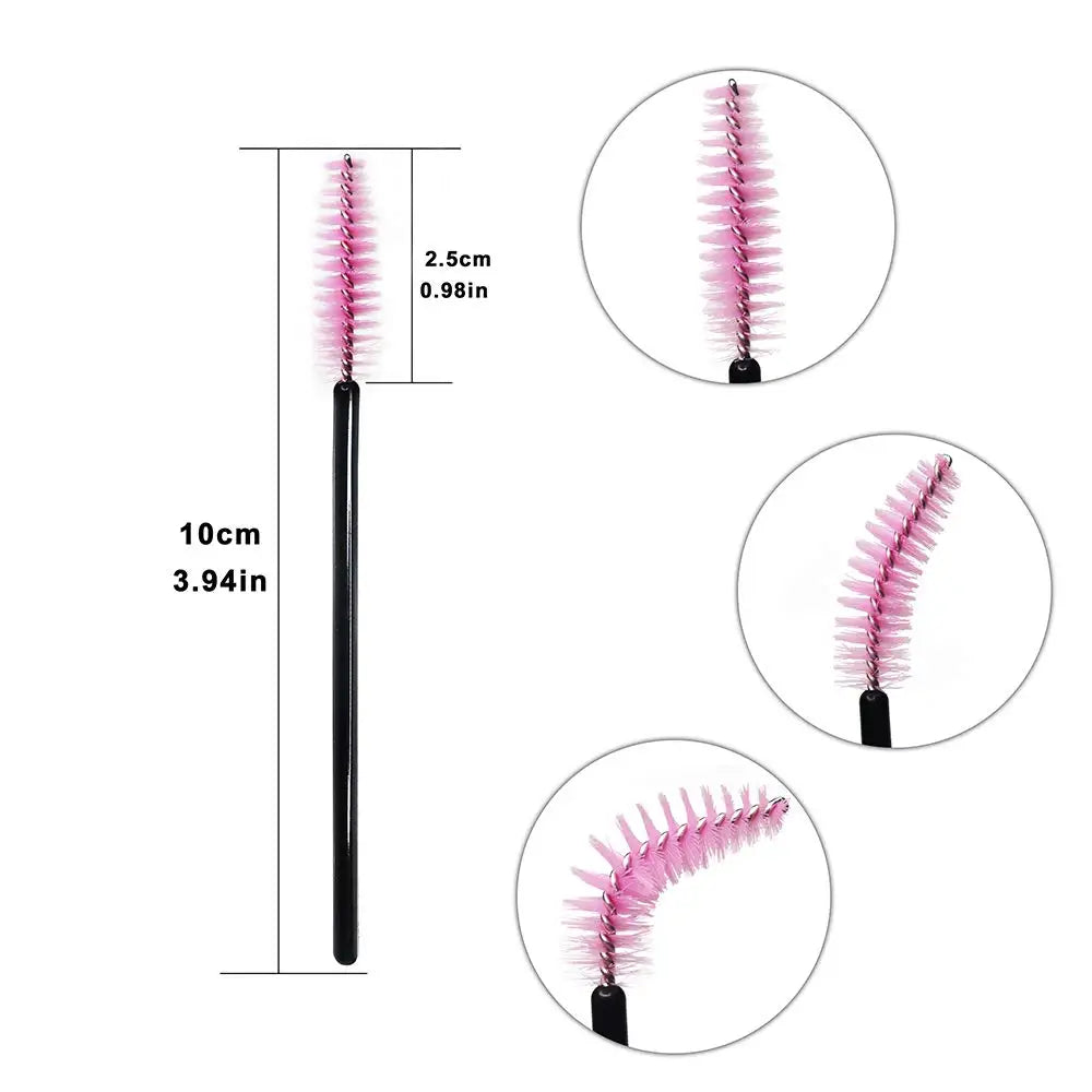 HOT 5/50 PCS Crystal Eyelashes Brush Comb Eye Lashes Extension Mascara Wands Makeup Tools Professional Makeup Beauty Tool