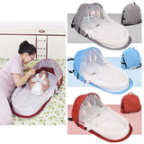 Baby Bed Travel  Sun Protection Mosquito Net With Portable Bassinet Baby Foldable Breathable Infant Sleeping Basket