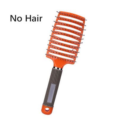 Hair brush Girls Hair Scalp Massage Comb Women Hairbrush Nylon Wet Curly Detangle Hair Brush for Salon Hairdressing Styling Tool