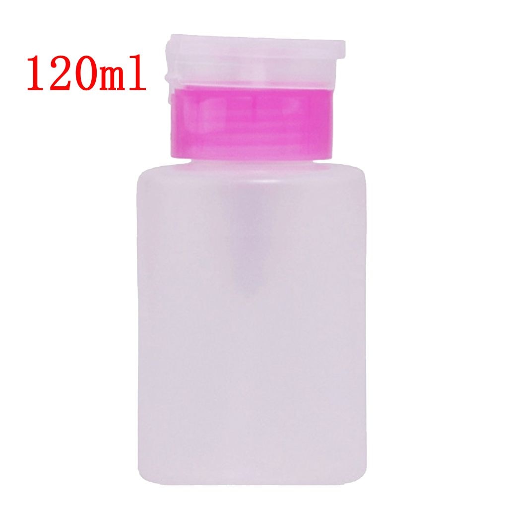 Gel Nail Remover Bottle Spray Empty Pump Dispenser Nail Cleanser Liquid Bottle 60/120Ml Polish Remover Bottle for Nails