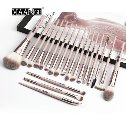 MAANGE-Ensemble de pinceaux de maquillage avec sac, poudre, fard à barrage, mélange, eyeliner, cils, Jules, portable, Pro, 12/20 pièces