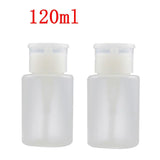 Gel Nail Remover Bottle Spray Empty Pump Dispenser Nail Cleanser Liquid Bottle 60/120Ml Polish Remover Bottle for Nails