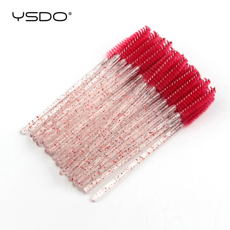 HOT 5/50 PCS Crystal Eyelashes Brush Comb Eye Lashes Extension Mascara Wands Makeup Tools Professional Makeup Beauty Tool