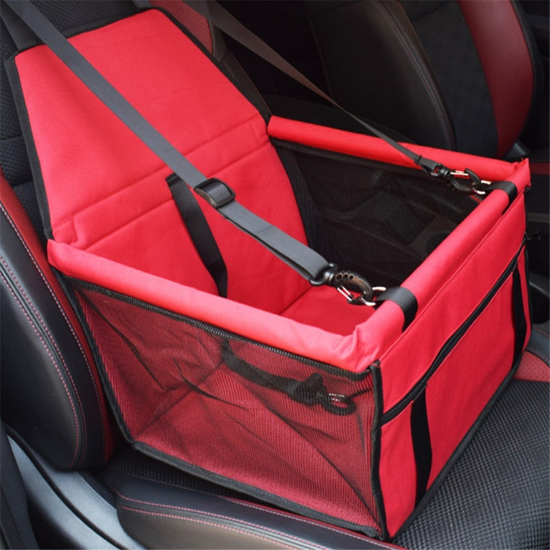 Pet Dog Car Seat Waterproof Basket Waterproof Dog Seat Bags Folding Hammock Pet Carriers   Bag For Small Cat Dogs Safety Travel