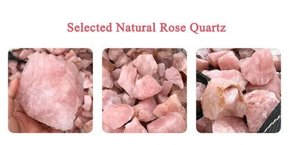 Rose Quartz Face Jade Roller Massagers Guasha Set Gua Sha Tools Natural Stone Gouache Scraper For Facial Massage Beauty Tool