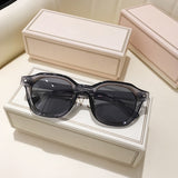 WHO CUTIE New Trendy Square Rectangle Sunglasses Vintage Women Brand Design Green Frame Yellow Lens Sun Glasses Men Shades UV400