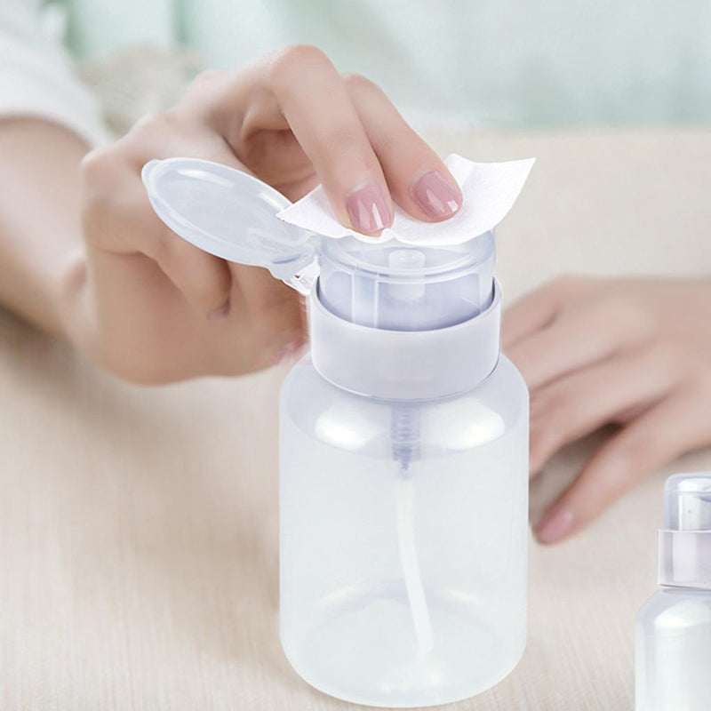 Gel Nail Remover Bottle Spray Empty Pump Dispenser Nail Cleanser Liquid Bottle 60/120Ml Polish Remover Bottle for Nails