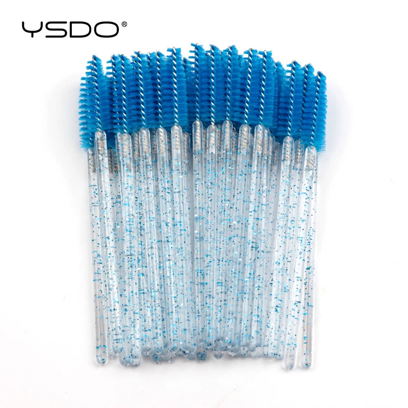 HOT 5/50 PCS Crystal Eyelashes Brush Comb Eye Lashes Extension Mascara Wands Makeup Tools Professional Makeup Beauty Tool