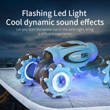 D876 1:16 4WD RC Car Radio Gesture Induction Music Light Twist High Speed Stunt Remote Control Off Road Drift Vehicle Cars Model