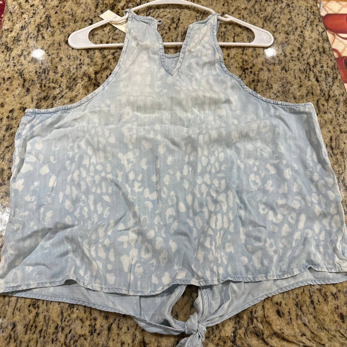 Anthropology Cloth And Stone NWT Size Xl Sleeveless Blouse Top Women's Ribbon