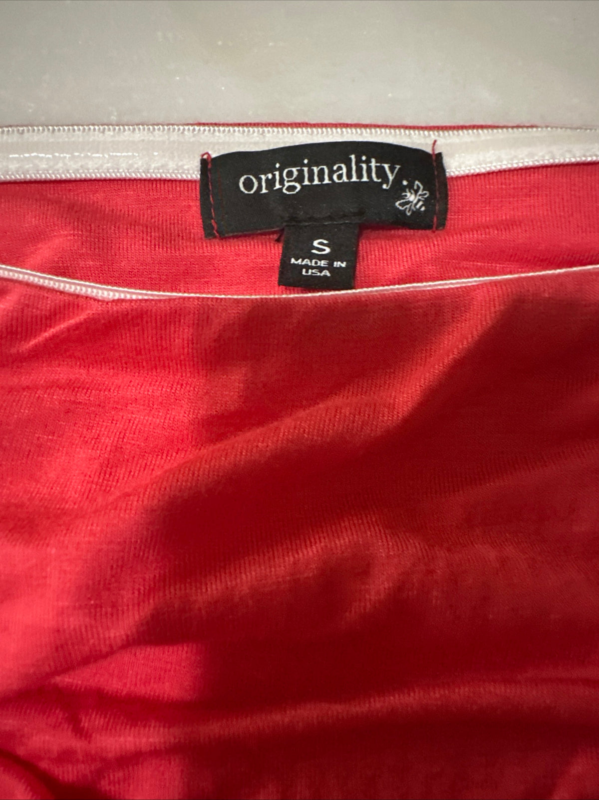 NWT Originality Women's Red Tube Top Size Small Stretchable Casual Sexy Ladies