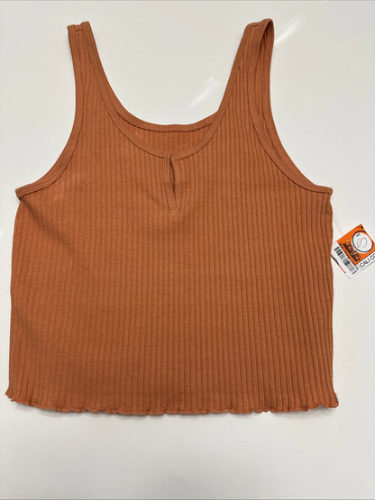 NWT Orange Women's Tank Top Size Small M Cool Summer Beach Comfortable