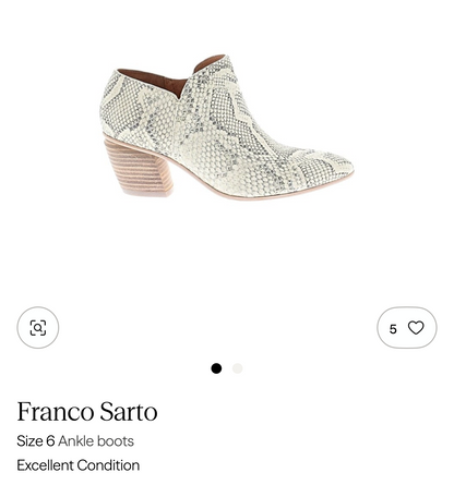 Franco Sarto Ankle Boots Brand New Size 6 fall winter