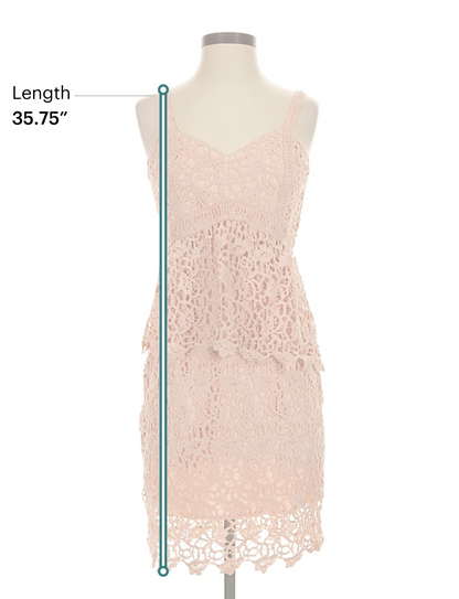 JOA Cocktail Cream Beige Dress