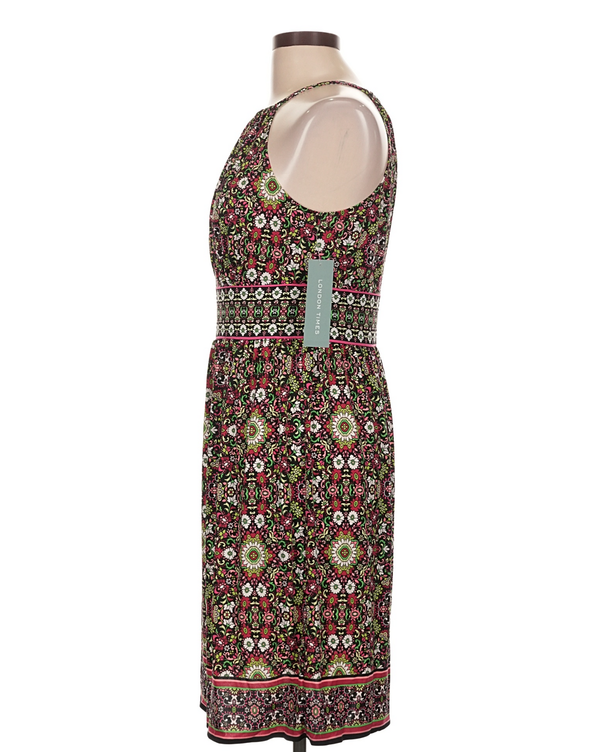 London Times Printed Dress in Size 10