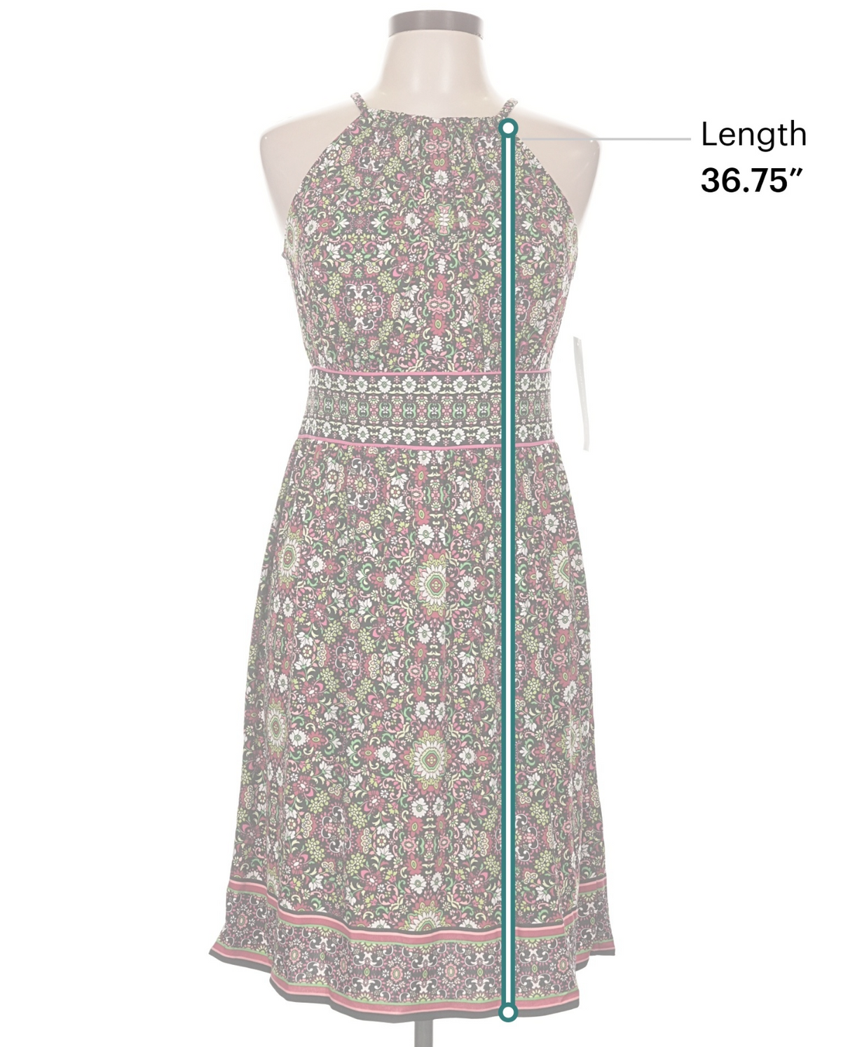London Times Printed Dress in Size 10