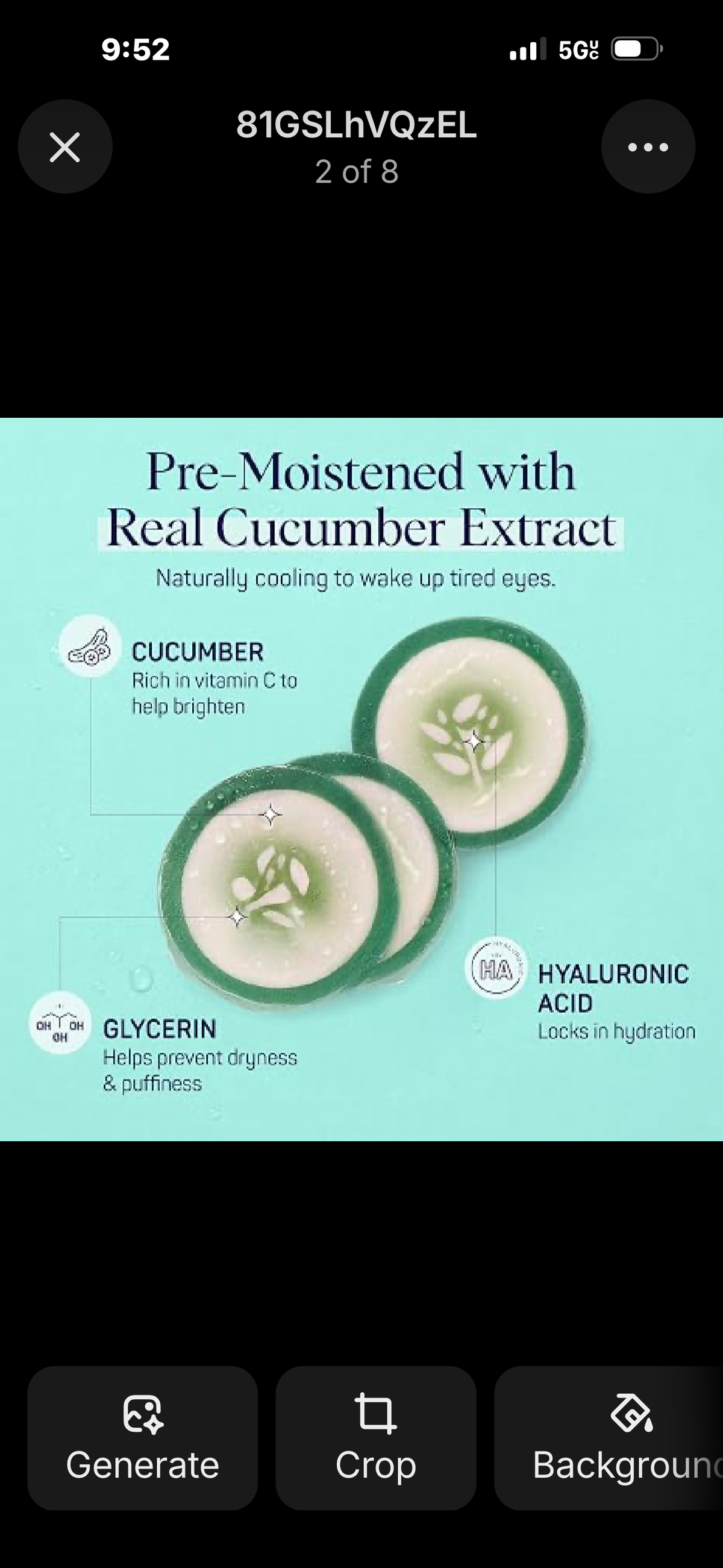 One pack with 12 pads SpaLife Cooling Cucumber Eye Pads | Spa Gifts & Korean Dark Circles & Puffy Eyes Treatment | Nourishing Cucumber Eye Pads | Eye Mask for Puffy Eyes Daily Depuffing Eye Patches