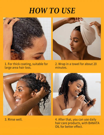 100% Pure Organic Hair Mask Batana Oil Hair Growth Oil Natural Treatment Nourish Reduce Hair Loss Anti-Breakage Hair Products