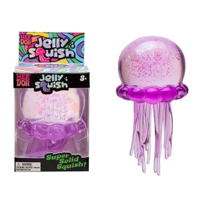 Transparent Glitter Jellyfish Squishy Toy Super Soft BIG Squeeze Stress Ball Sensory Fidget Toy for Anxiety Relief 114 / 128