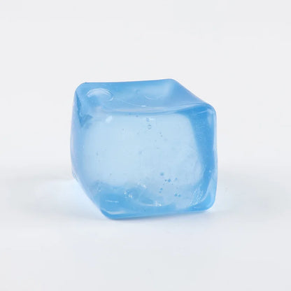 Ice Cube Squishy Fidget Toy, Soft Resilient Stress Relief Squeeze Cube Toy, Automatic Rebound Sensory Anxiety Relief Toy, Non-Toxic Portable Desk Fidget Nee Doh Cube for Kids Adults Classroom Office Relax Gift Random Multicol