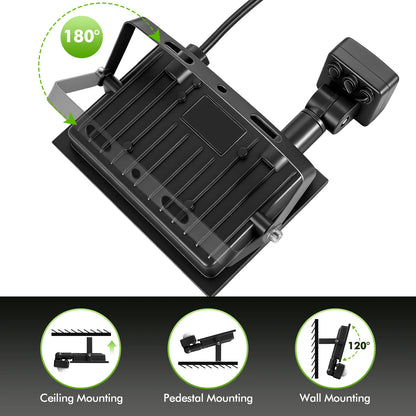50W-500W LED Motion Sensor Flood Light,Dusk to Dawn,IP66 Waterproof, 6500K Daylight White, Super Bright Security Light for Garage, Front Porch, Barn