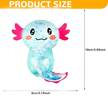 1/3/6/9PCS Axolotl Sensory Stress Relief Squishy Valentine's Day Gift Axolotl Party Supplies Gift Stress Relief Squeezing Gift