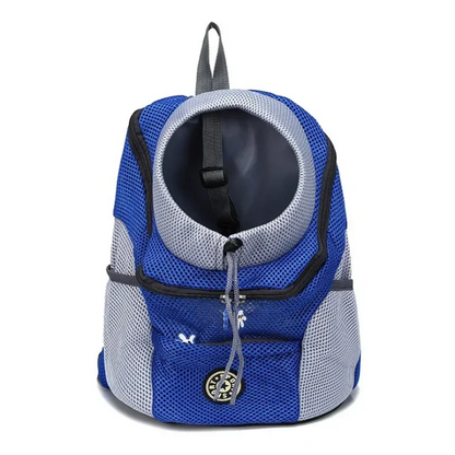 New Dog Pet Backpack Carrier Travel Bag Front Pack Breathable Adjustable with Safety Reflective Strips for Hiking Outdoor Cats