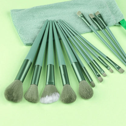 10/14Pcs Makeup Brushes Set EyeShadow Foundation Women Cosmetic Loose Powder Blush Super Soft Blending Make Up Brush Beauty Tool