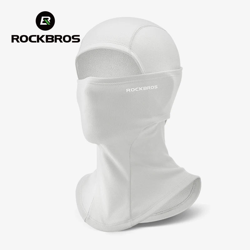 ROCKBROS Full Face Mask Warm Winter Scarf Balaclava Helmet Liner Fishing Skiing Hiking Bike Mask Windproof Breathable Headgear