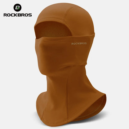ROCKBROS Full Face Mask Warm Winter Scarf Balaclava Helmet Liner Fishing Skiing Hiking Bike Mask Windproof Breathable Headgear