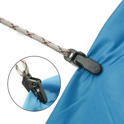 10PCS Tent Rope Fastener Adjuster Outdoor Camping Triangle Non-Slip Hiking Rope Buckles Stopper Tools Adjust Rope Accessories