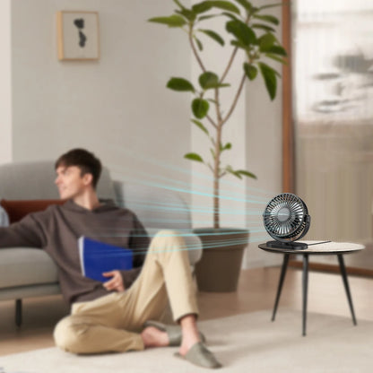 Desktop Wall Mounted Mini Electric Fan Mute 3 Speed Adjustment Portable USB Fan For Home Desk Office
