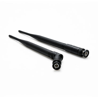 2Pcs/Set BNC Male Antenna Wireless Microphone Receiver Antenna UHF 500MHz-900MHz 3dBi Gain Amplifier Signal Antenna 215mm Length