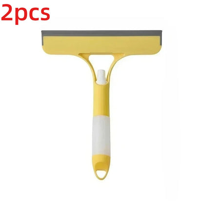 3-in-1 Multifunctional Glass Wiper with Spray Bottle to Clean the Floor and Scrub Household Car Cleaning Tools