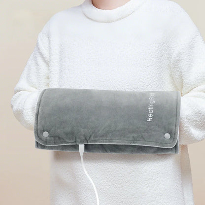 USB Portable Hand Warmer Rechargeable Plush Reusable Electric Foot Heater for Home Winter Hand Feet Abdomen Keep Warm